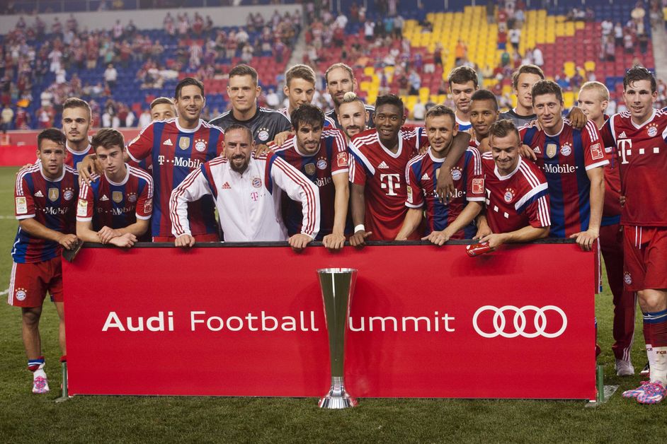 Team photo from the first Audi Summer Tour in 2014