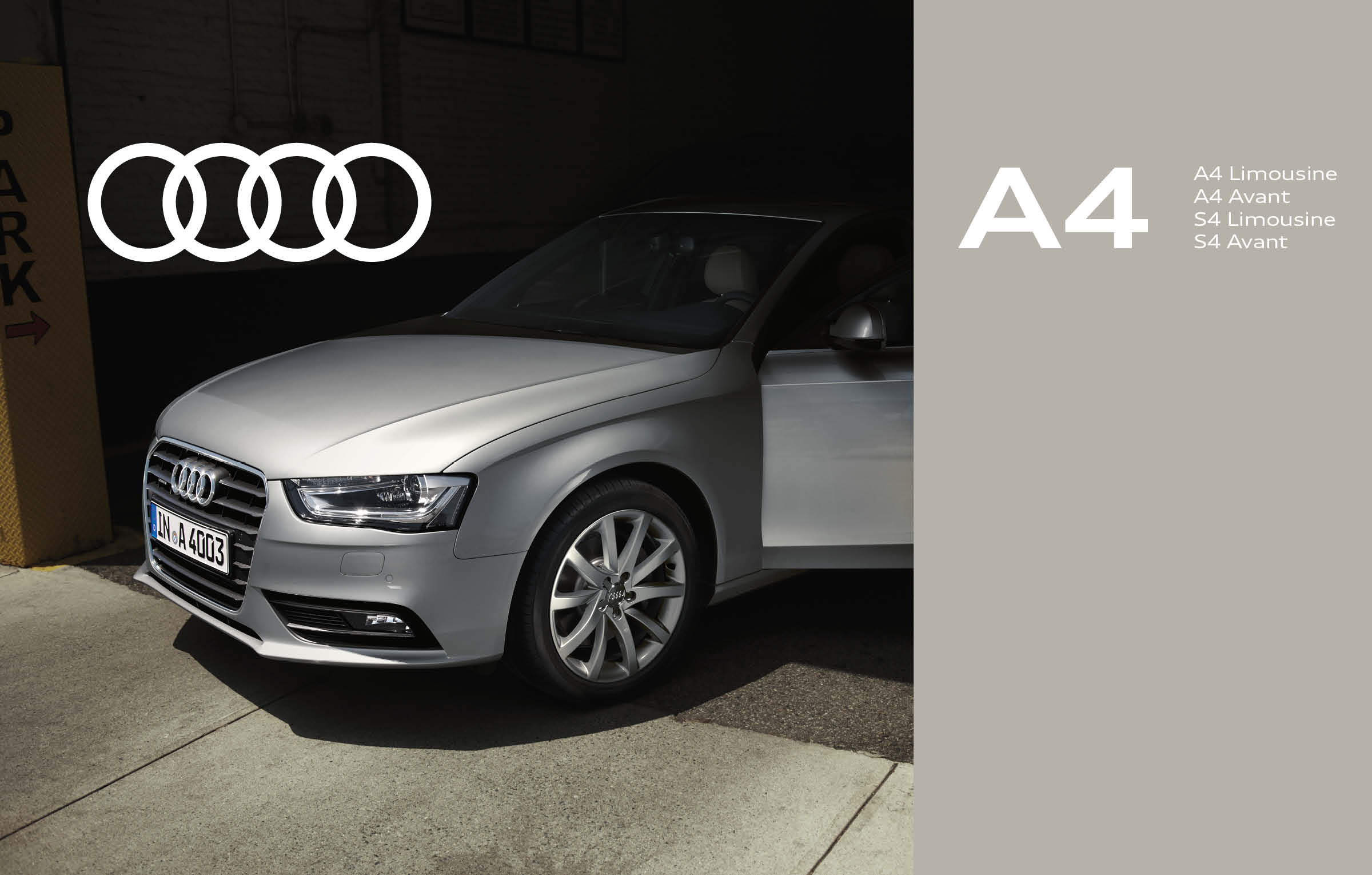 Audi A4 Colour Chart