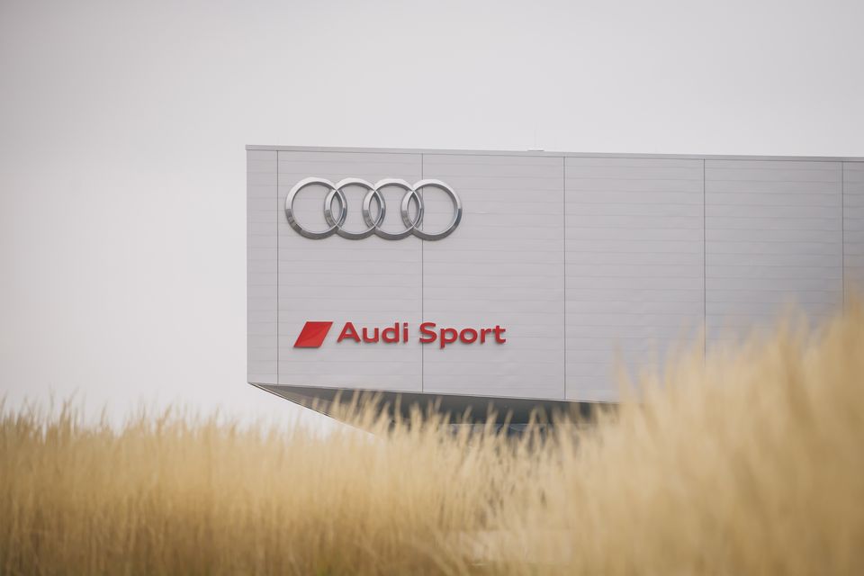 Audi & Audi Sport Logo on the building