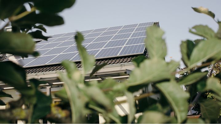 Photovoltaikanlage auf der Dachschräge