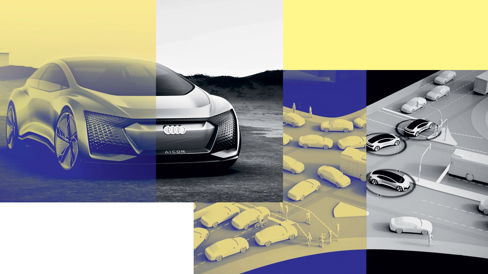 Um den Verkehr spürbar zu entlasten, müssen mindestens 40 Prozent der Autos autonom fahren – so wie das Concept Car Audi Aicon.
