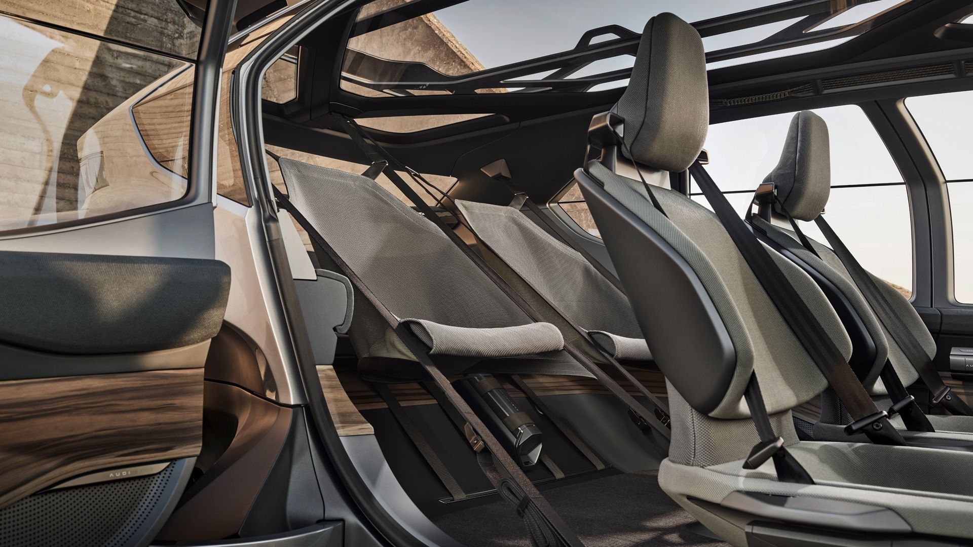 Interior of the Audi AI:TRAIL concept car