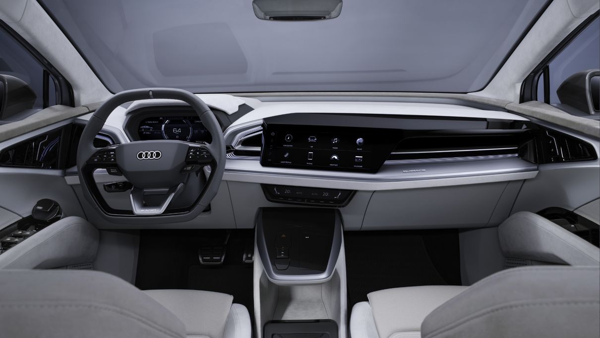 Der Innenraum des Audi Q4 Sportback e-tron concept