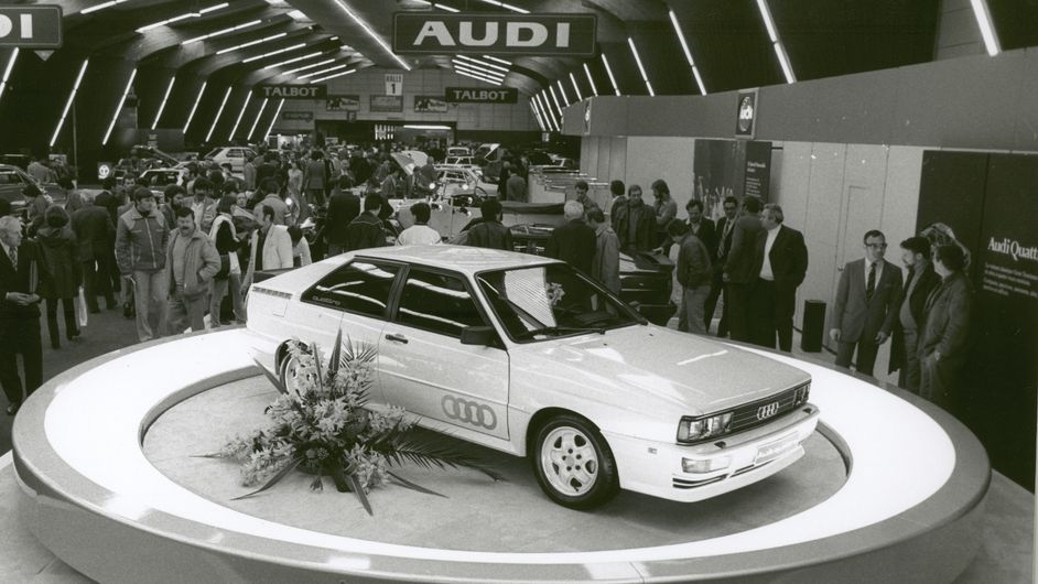 The „Ur-quattro“ at the Geneva Motor Show.
