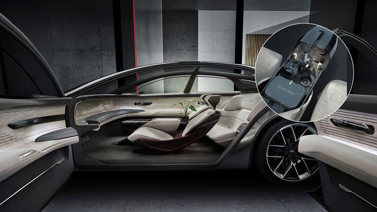 Interior concept of the Audi A6 Avant e-tron concept