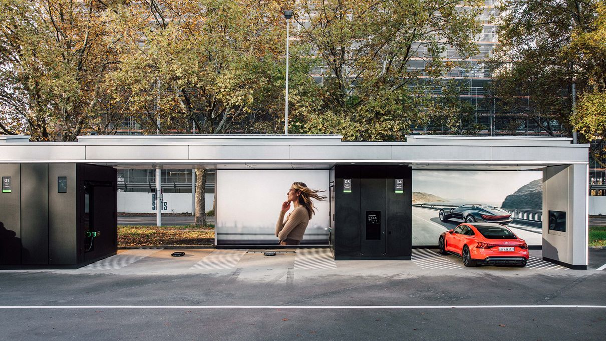 Audi charging hub: flexible, sustainable, convenient