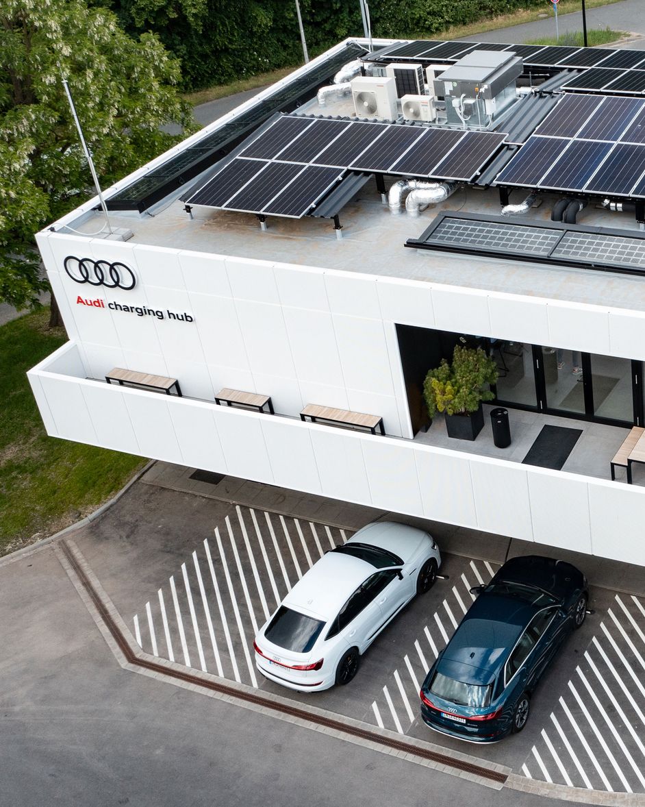 Audi charging hub: flexibel, nachhaltig, komfortabel