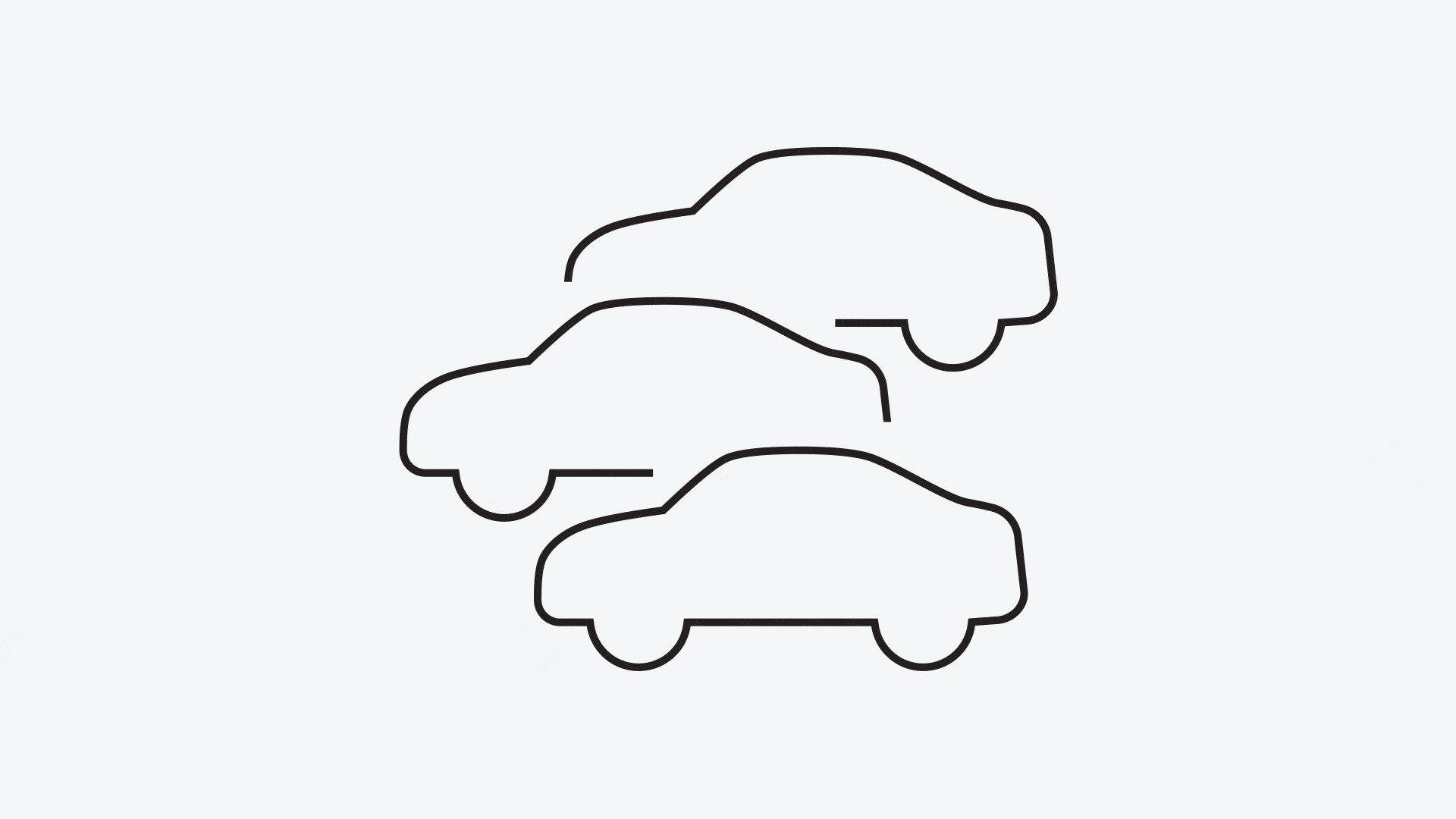 Illustration of vehicle silhouettes