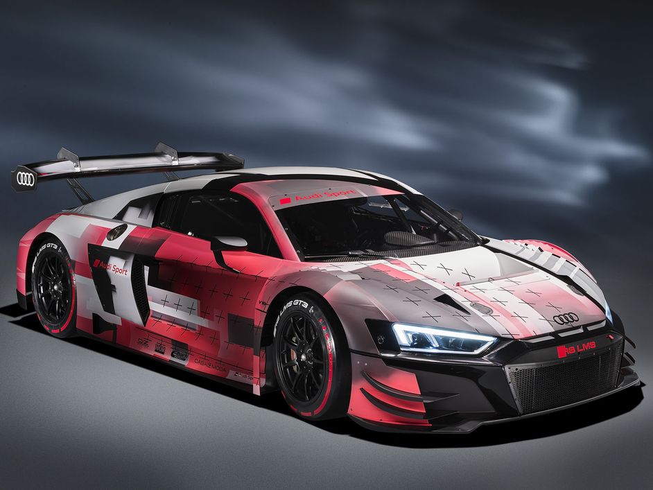 Front of the Audi R8 LMS