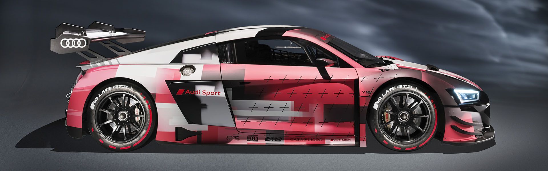 Audi R8 LMS on the racetrack 
