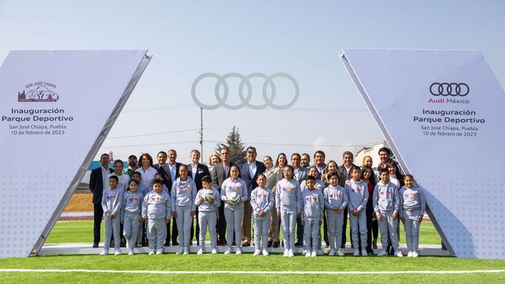 Audi supports a sports park in Mexico